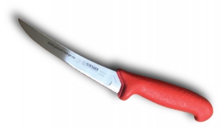 Giesser Premium-line Utbeinings-kniv - 13cm. Rød
