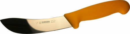 Giesser Flåkniv - 15cm, Orange håndtak